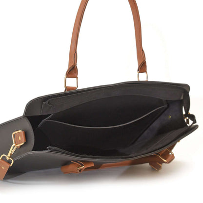 Craze Black women's laptop & office bag in black by Bag X