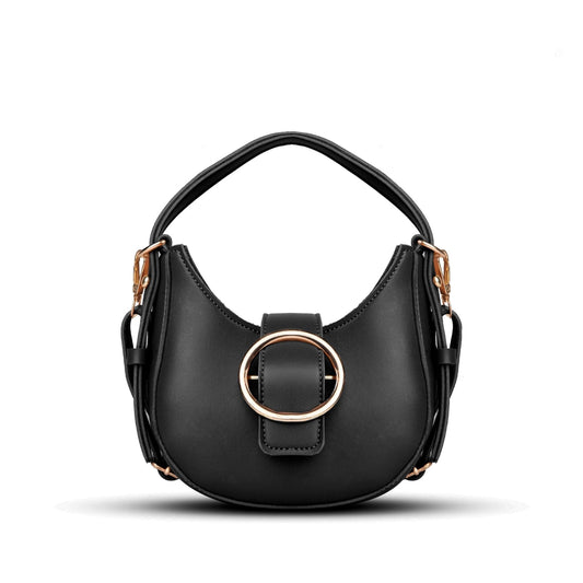 Chia Black women's mini bag in black by Bag X