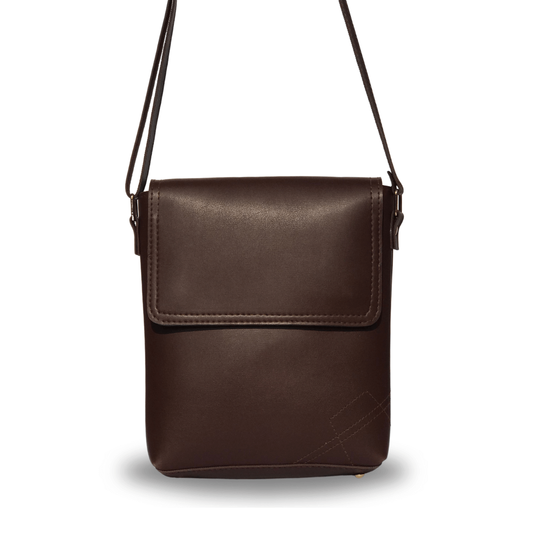 Alpha Choco women's crossbody bag in choco by Bag X
