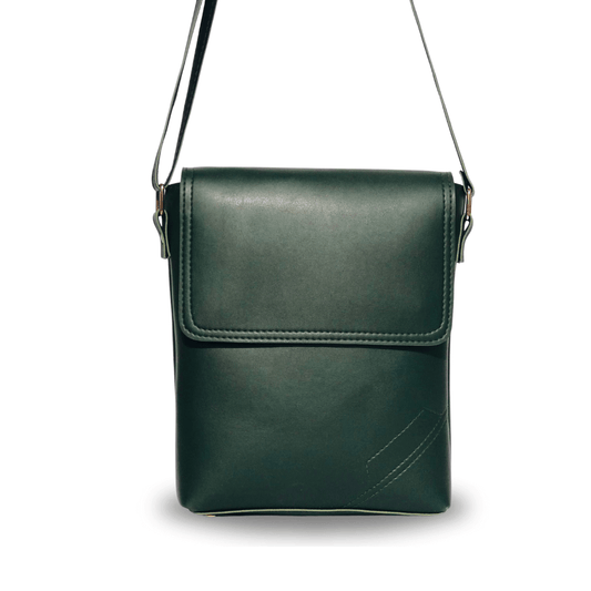 Alpha Green - Leftover women's crossbody bag in green by Bag X
