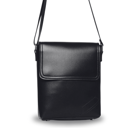 Alpha Black women's crossbody bag in black by Bag X