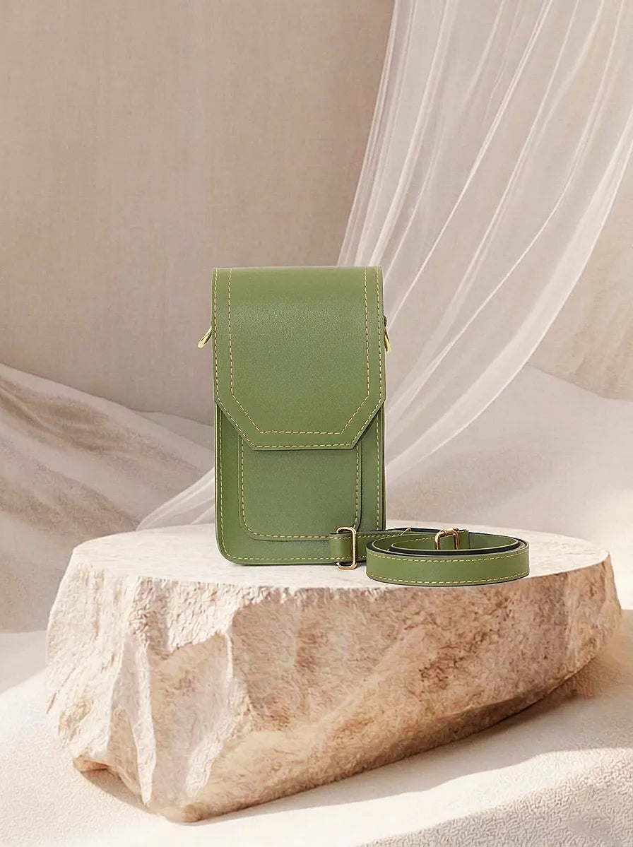Mobo Pouch Green women's crossbody bag in green by Bag X
